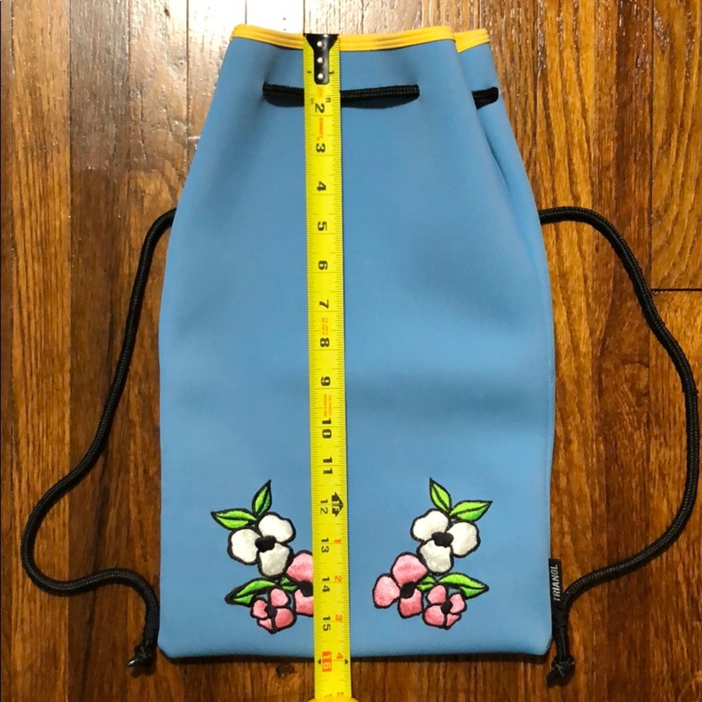 Triangl Beach Pool Drawstring Bag Backpack - image 3